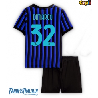 Inter Milan Federico Dimarco #32 Echipament de Fotbal Replică 2025-26 Copii Acasa (+ Șorturi)